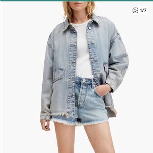All Saints Hettie Denim Shacket